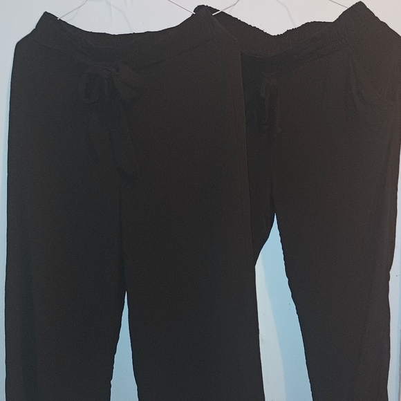 Bundle Black Pants-Cropped Wide Leg & Joggers - Picture 13 of 13